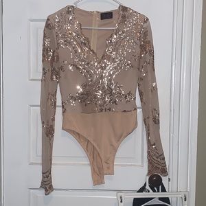 sparkly bodysuit